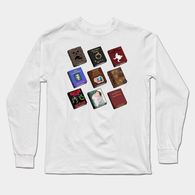 Books Long Sleeve T-Shirt by LoudMouthThreads